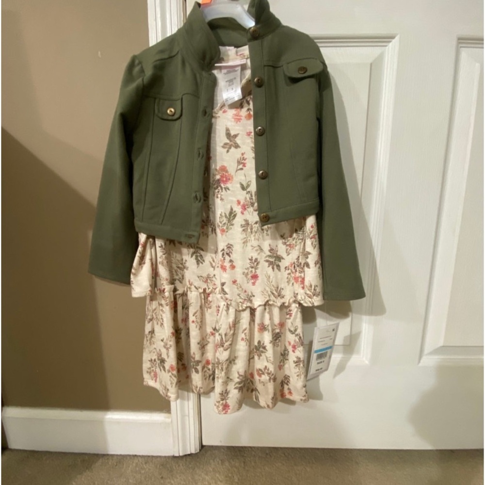 Girls dress with a jacket